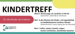 Kindertreff ab 6 J Friedenskirche Stadtteilzentrum