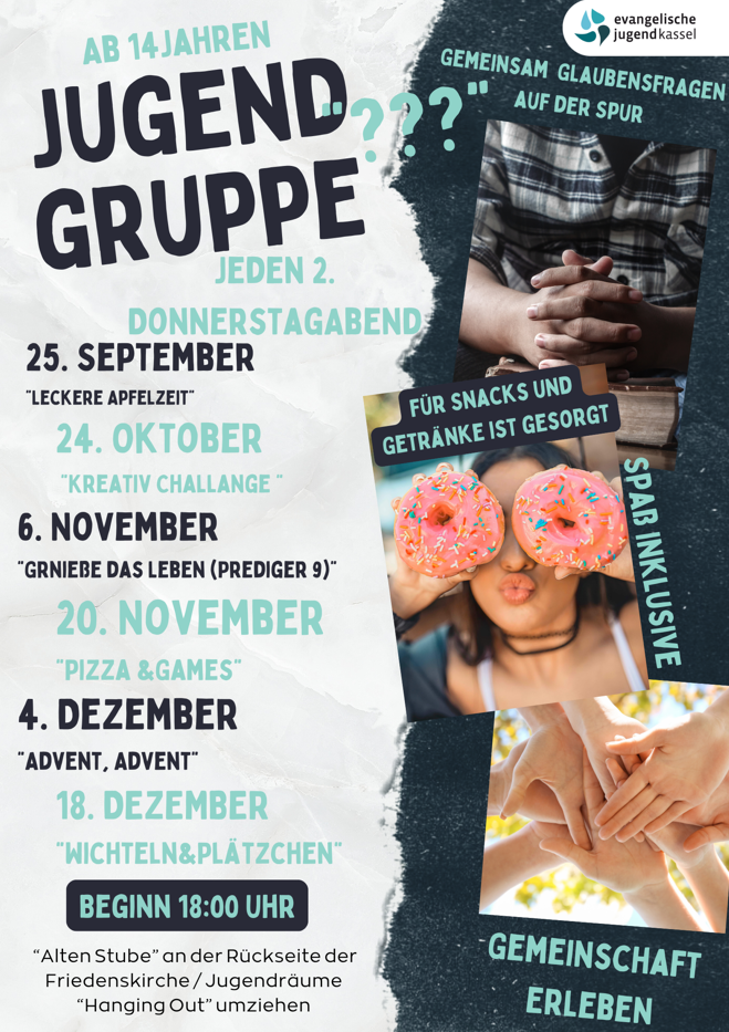 Jugendgruppe Friedenskirche Herbst 2025